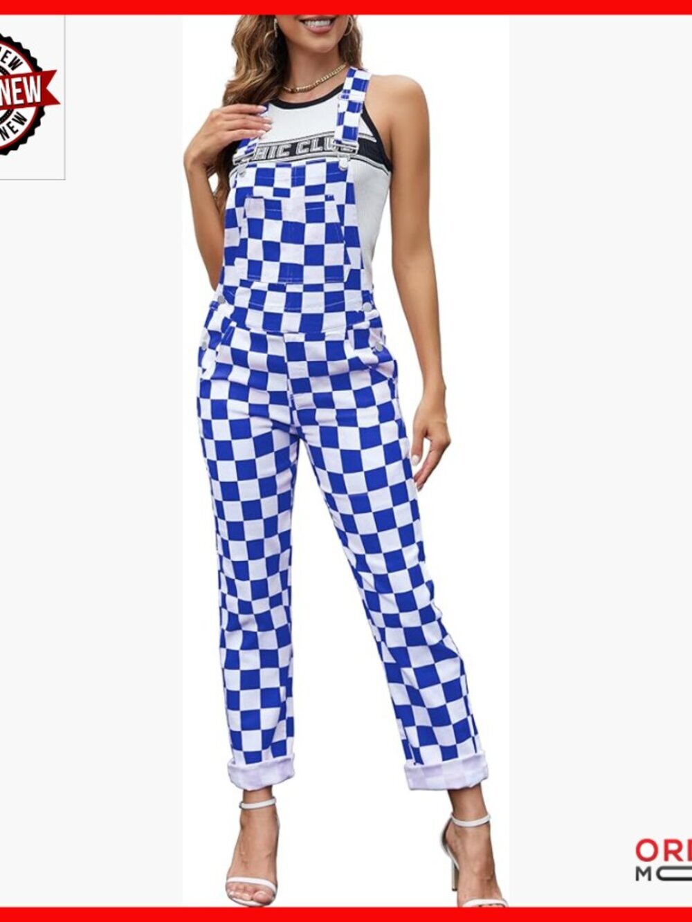 Women's Denim Overalls High Waist Stretch Jumpsuit Regular Fit